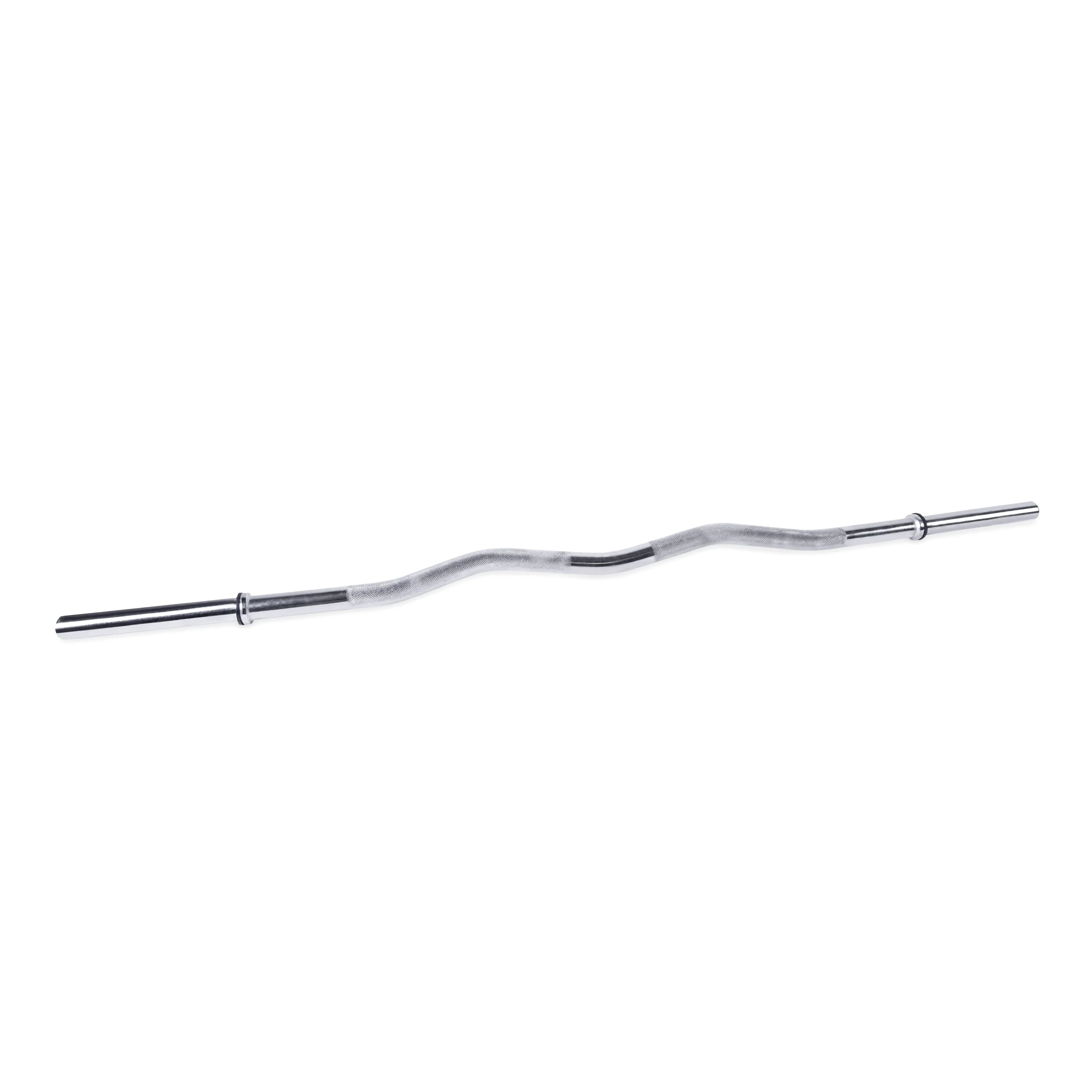 11 lb Standard E-Z Curl Weight Bar Fit 1 Hole Plate Home Gym Exercise Chrome