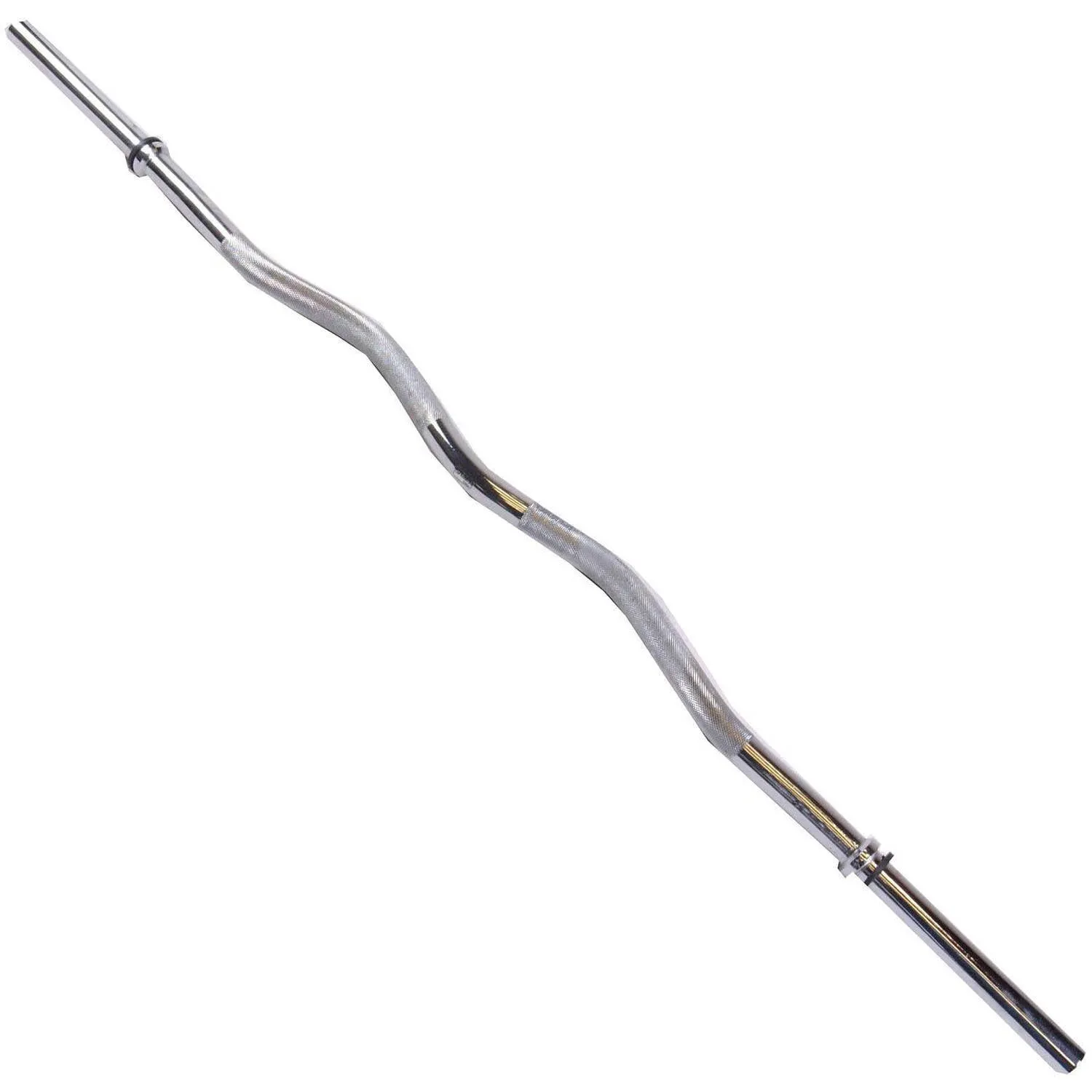 11 lb Standard E-Z Curl Weight Bar Fit 1 Hole Plate Home Gym Exercise Chrome