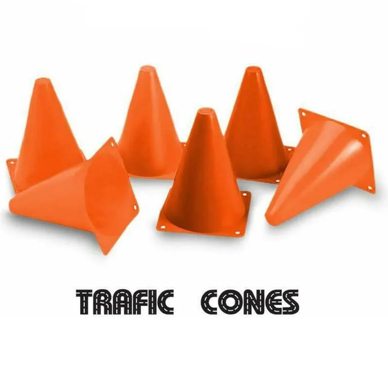 12-Piece: Plastic Cone 7" Orange Colored for Driving Practice,Training, Parties
