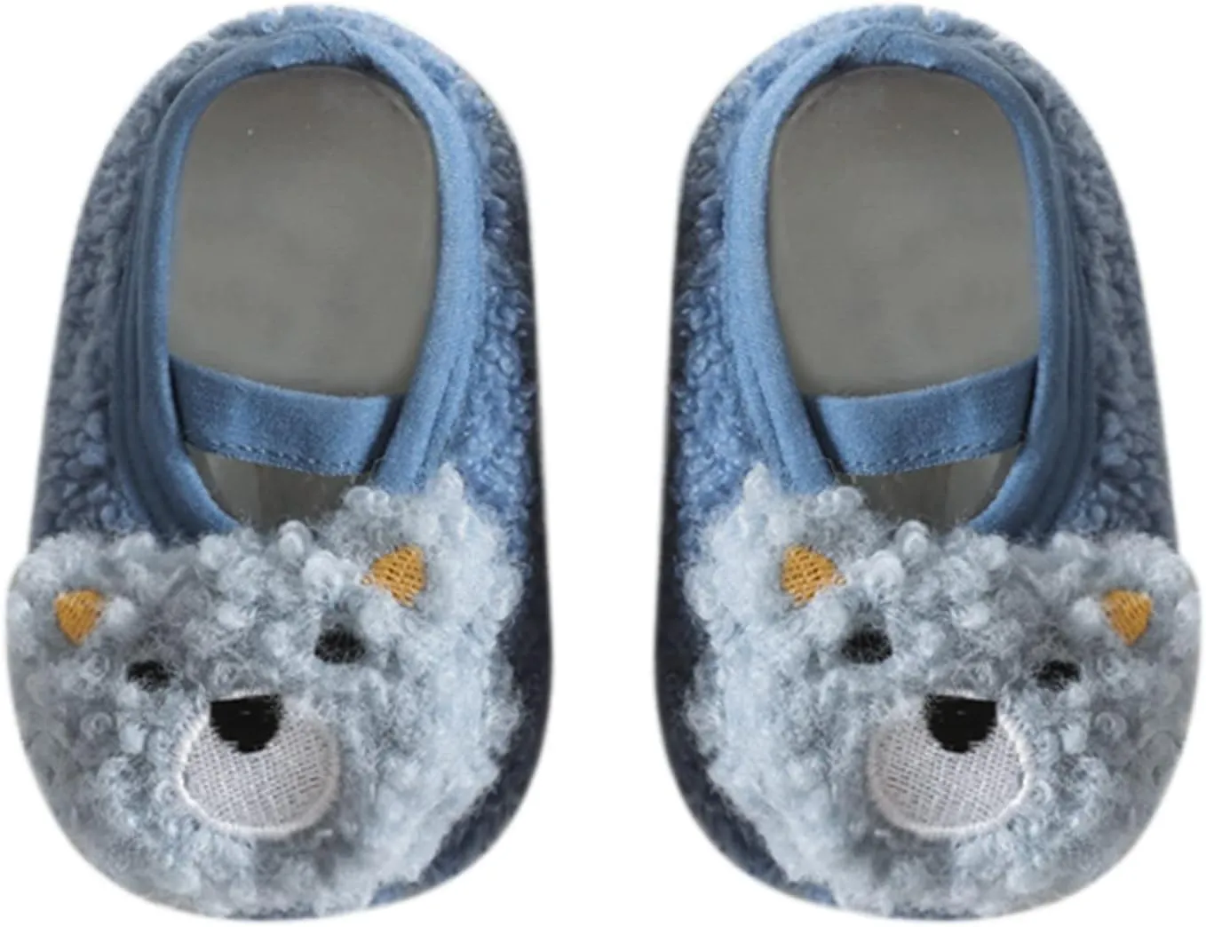 2 T Boys and Girls Cartoon Character Pattern Warm Toddler Shoes Indoor Floor Socks Non Slip Girl Shoes Size 2