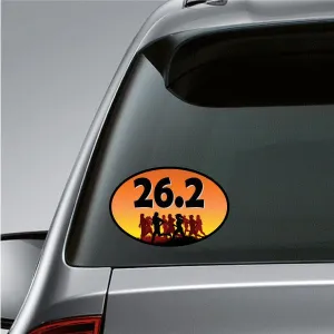 26.2 Marathon Oval Decal