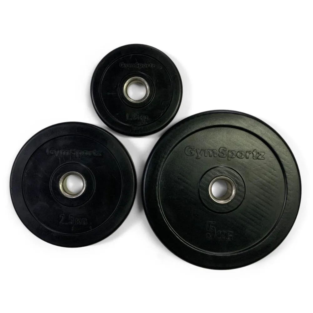 28kg Premium Rubber Dumbbell Set