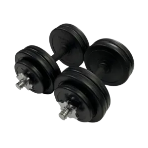28kg Premium Rubber Dumbbell Set