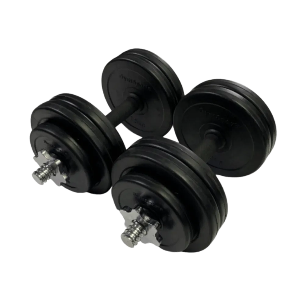 28kg Premium Rubber Dumbbell Set