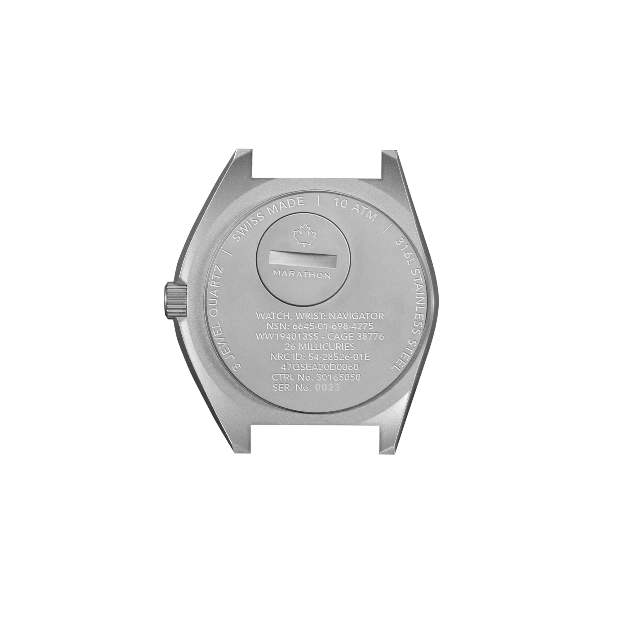 41MM STEEL NAVIGATOR W/ DATE (SSNAV-D) ON BALLISTIC NYLON