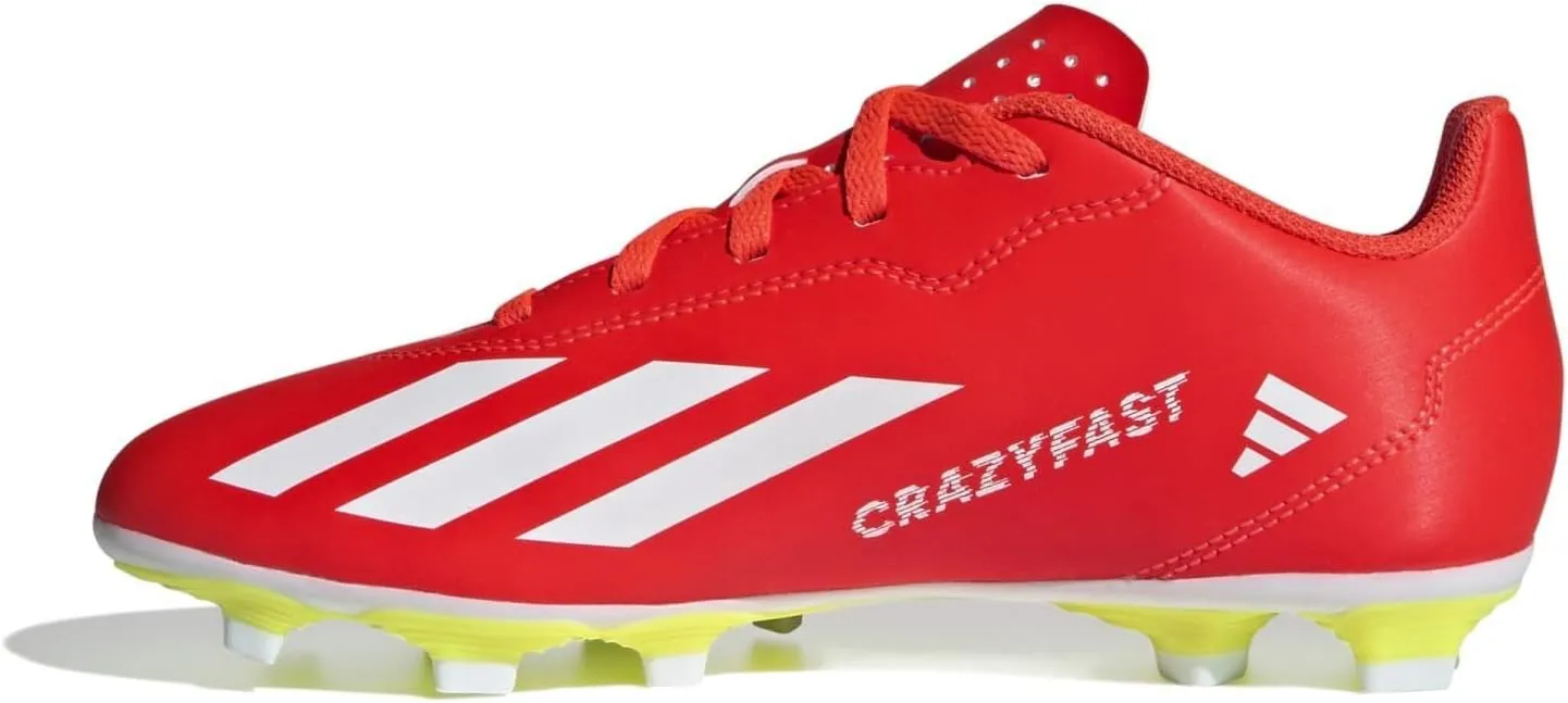 adidas Boys' Soccer X Crazyfast Club Flexible Ground (Little Kid/Big Kid)