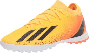 adidas Unisex X SPEEDPORTAL.3 Turf Soccer Shoe, Solar Gold/Black/Team Solar Orange, 8 US Men