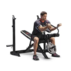 Adjustable Olympic Bench Weight 300lb (crutches) 600lb (bench)