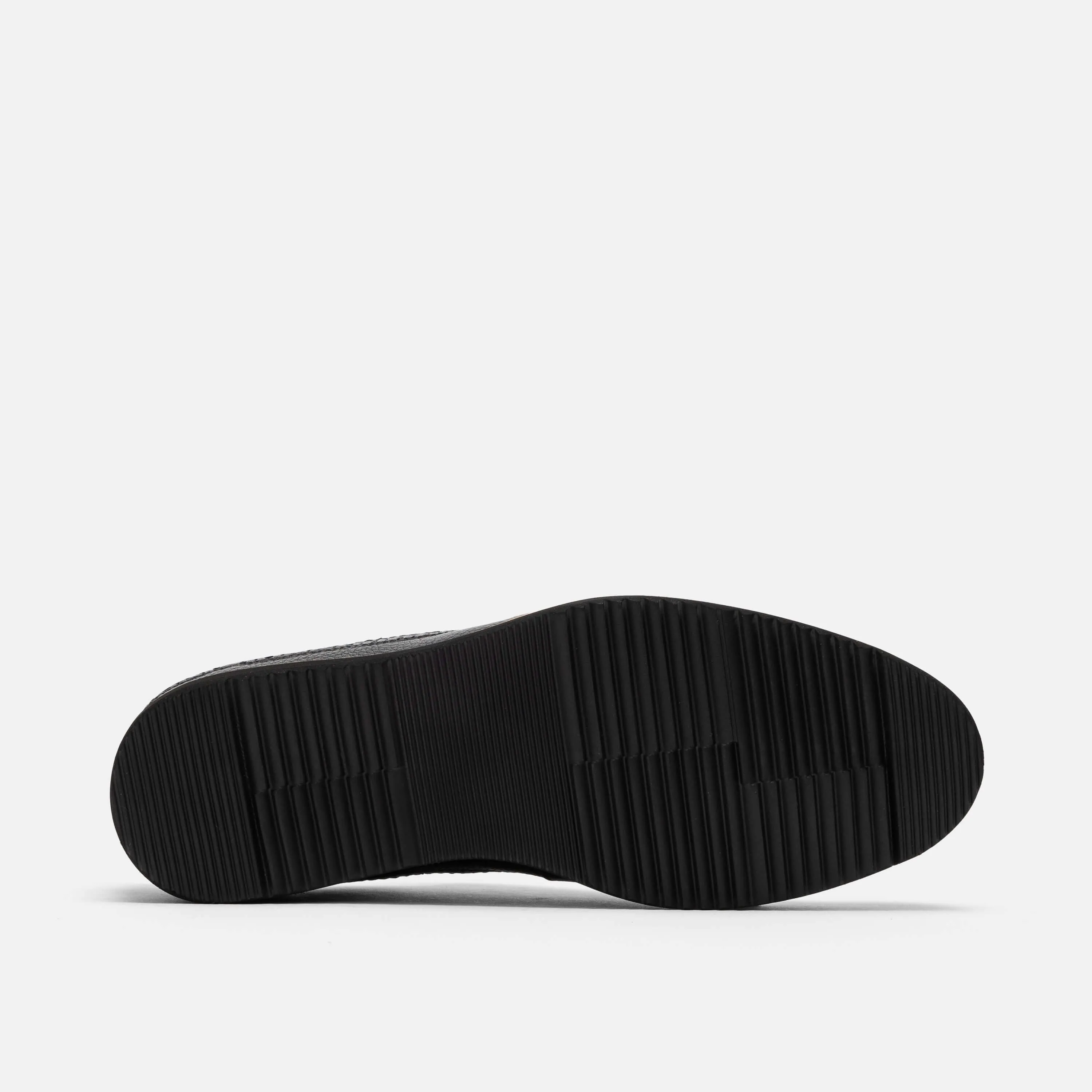 Alexander Vanta Black Leather Longwing Sneakers