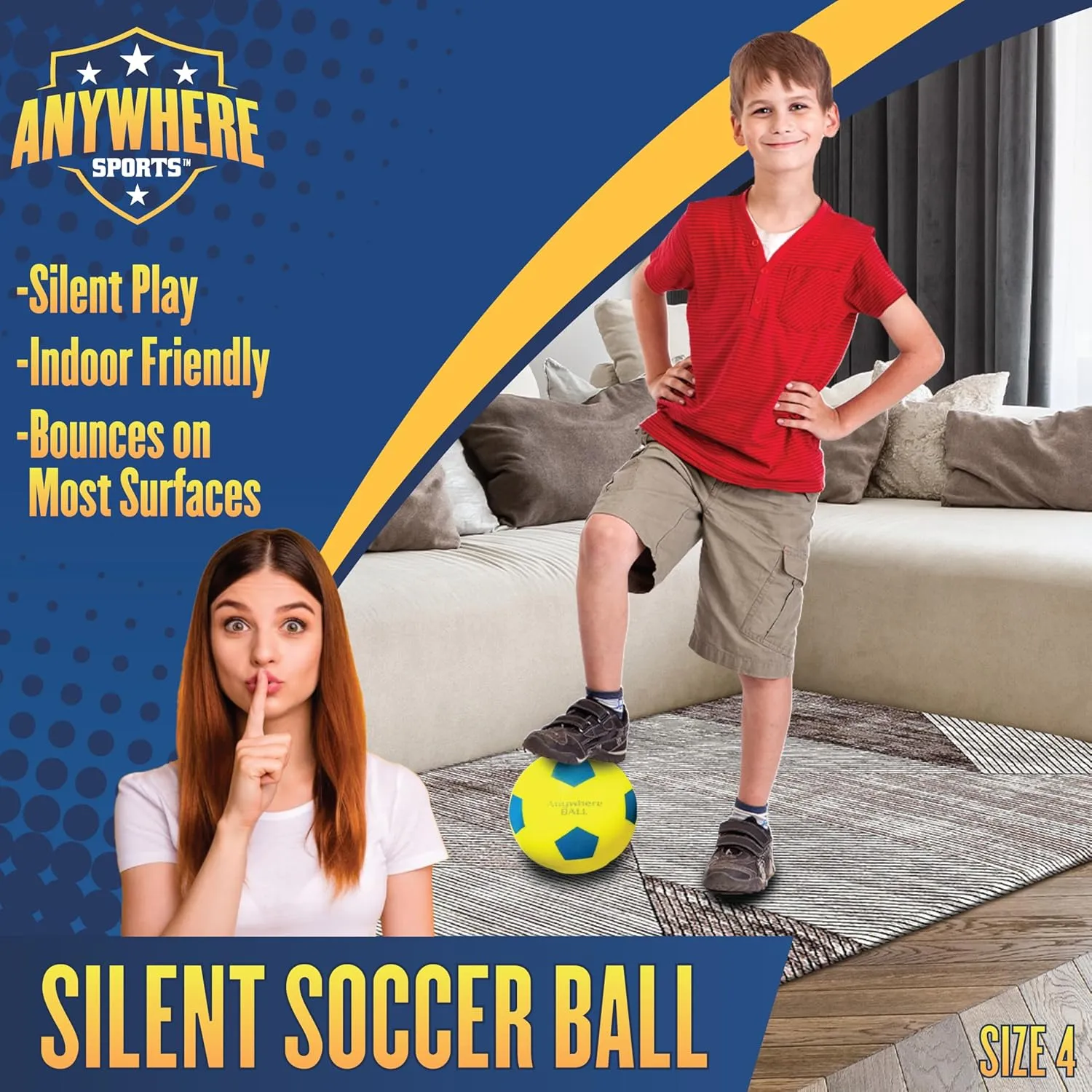 Anywhere Ball | Silent Soccer Ball