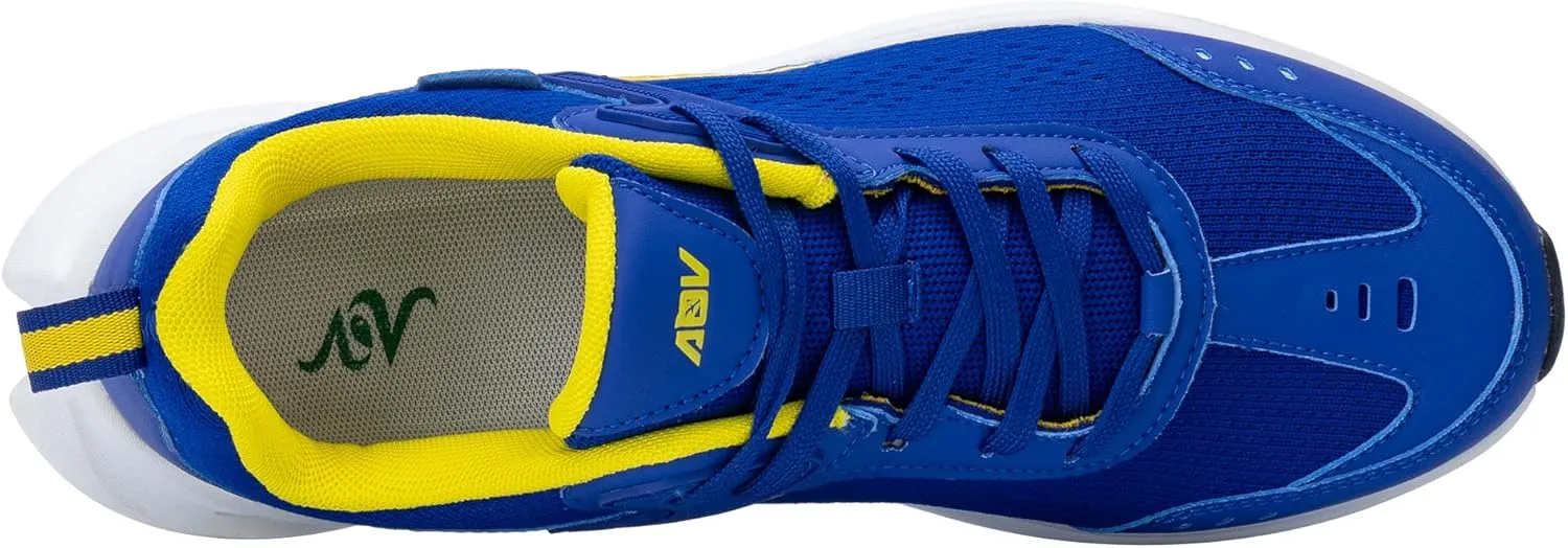 AOV Mens Walking Shoes with Arch Support Air Athletic Running Shoes Plantar Fasciitis Tennis Sneakers