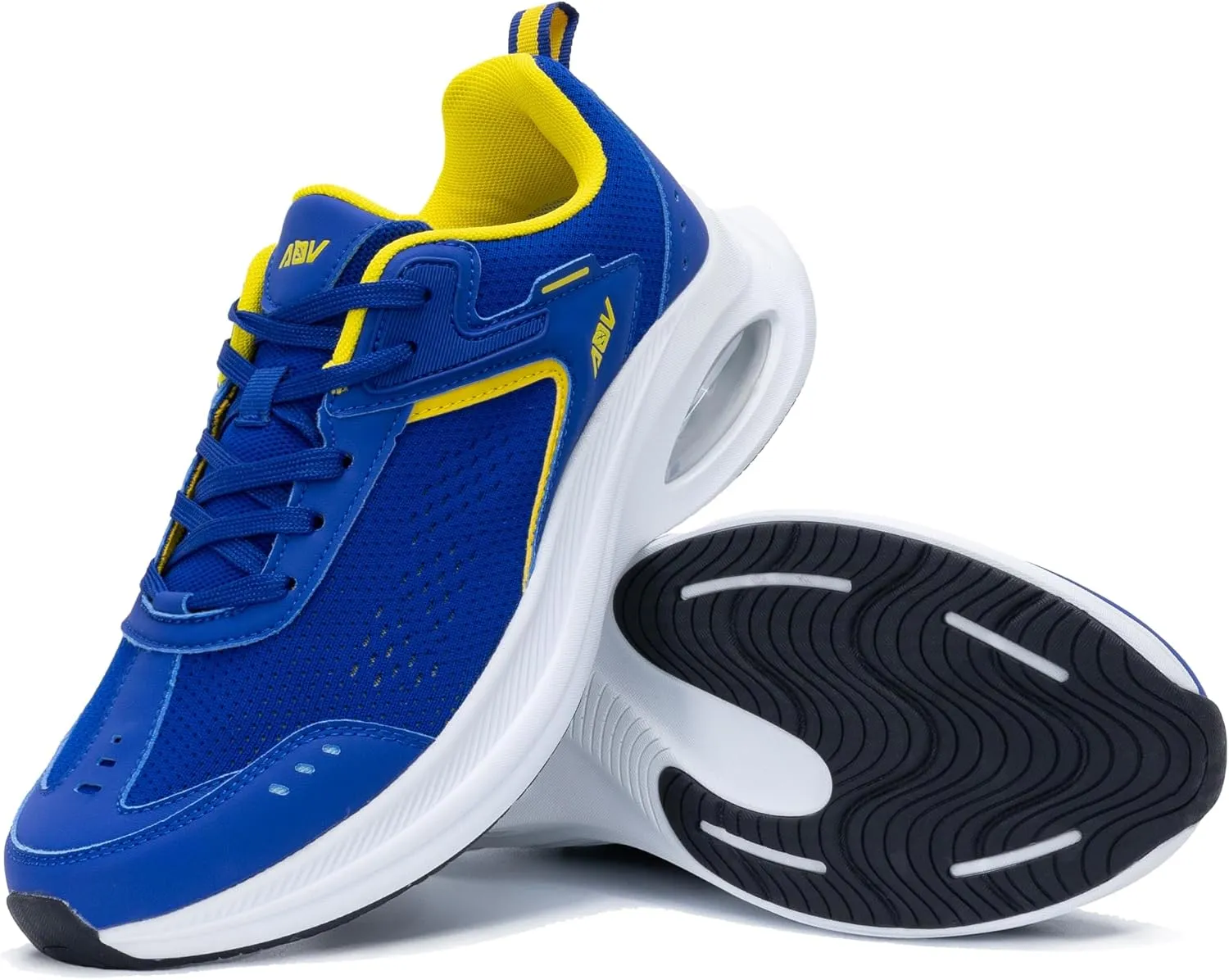 AOV Mens Walking Shoes with Arch Support Air Athletic Running Shoes Plantar Fasciitis Tennis Sneakers