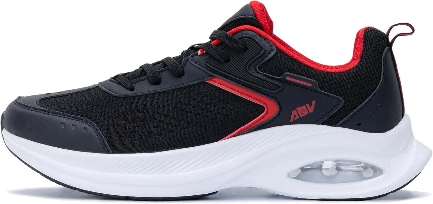 AOV Mens Walking Shoes with Arch Support Air Athletic Running Shoes Plantar Fasciitis Tennis Sneakers