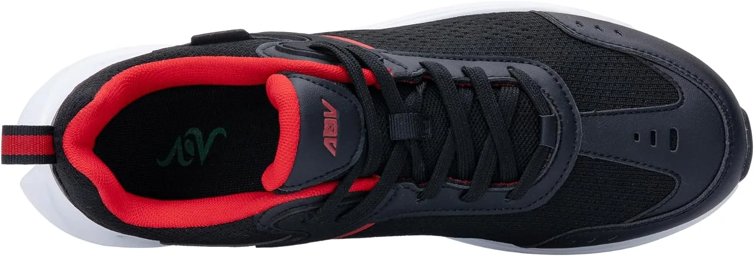 AOV Mens Walking Shoes with Arch Support Air Athletic Running Shoes Plantar Fasciitis Tennis Sneakers