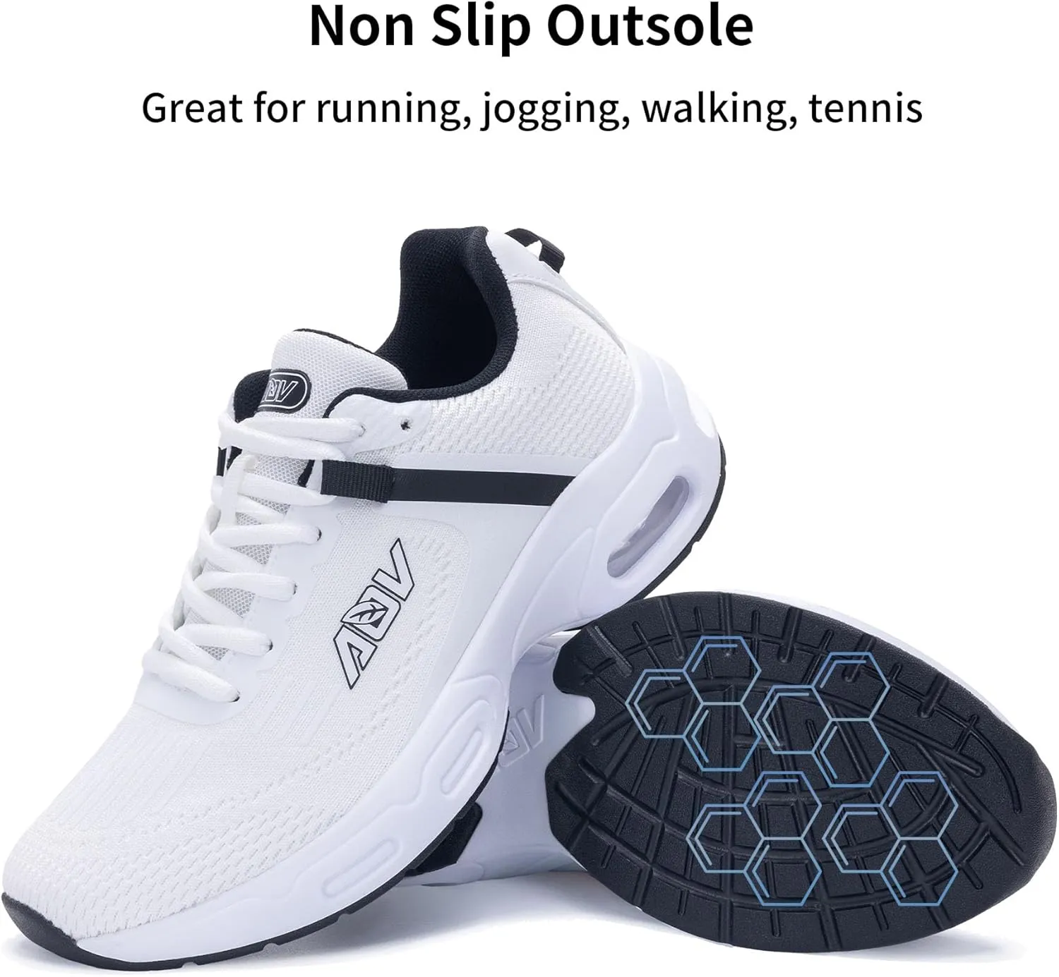 AOV Women Arch Support Walking Shoes Orthotic Tennis Sneakers for Plantar Fasciitis Air Athletic Running Shoes