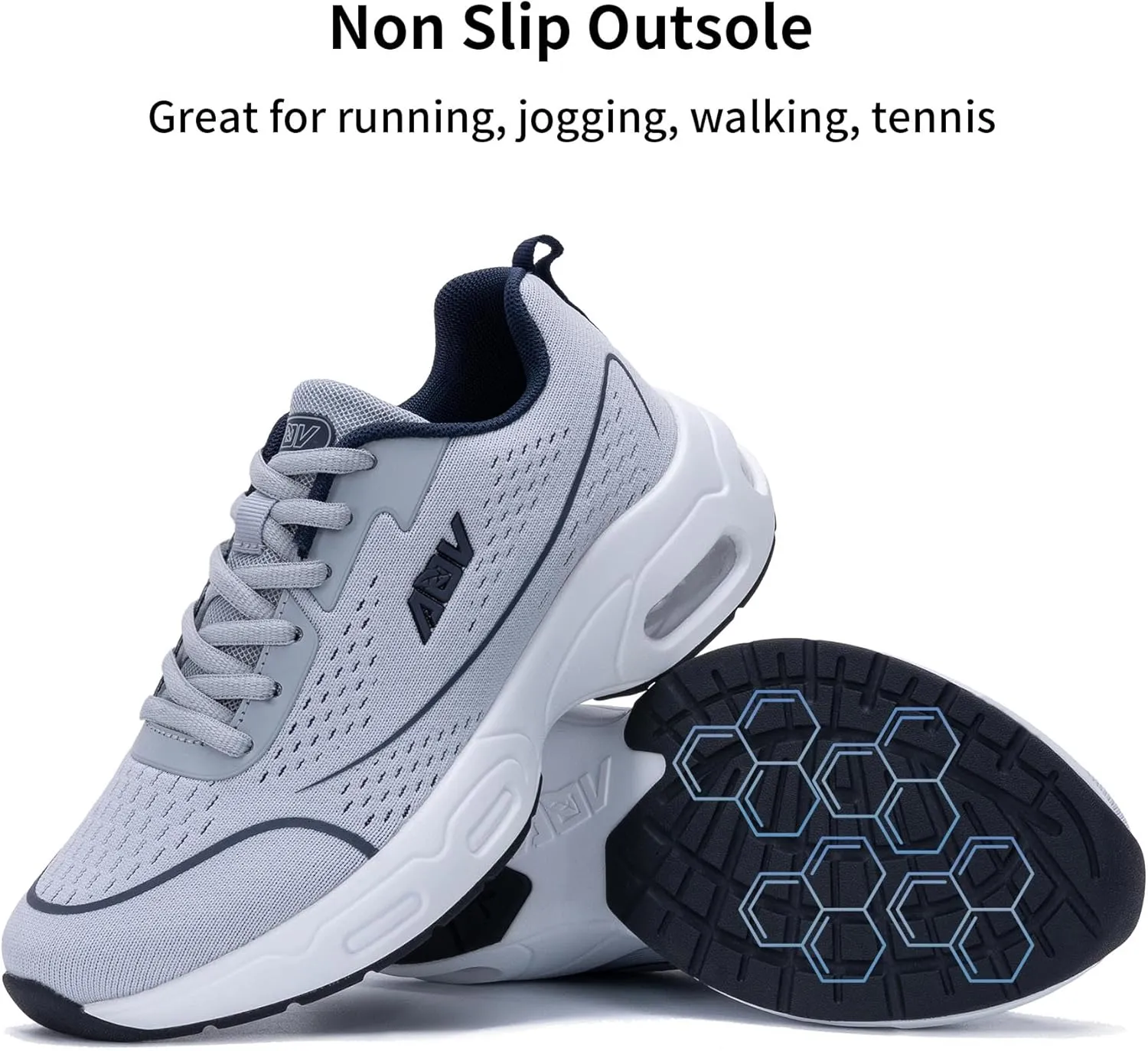 AOV Women Arch Support Walking Shoes Orthotic Tennis Sneakers for Plantar Fasciitis Air Athletic Running Shoes