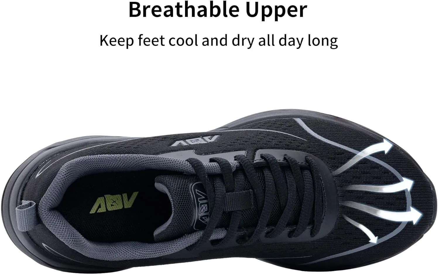 AOV Women Arch Support Walking Shoes Orthotic Tennis Sneakers for Plantar Fasciitis Air Athletic Running Shoes