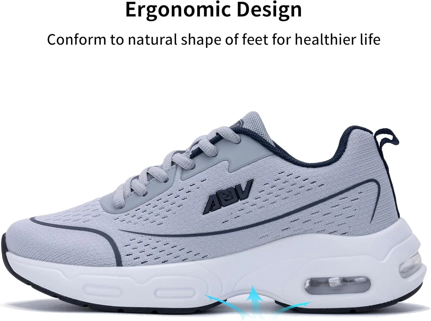 AOV Women Arch Support Walking Shoes Orthotic Tennis Sneakers for Plantar Fasciitis Air Athletic Running Shoes