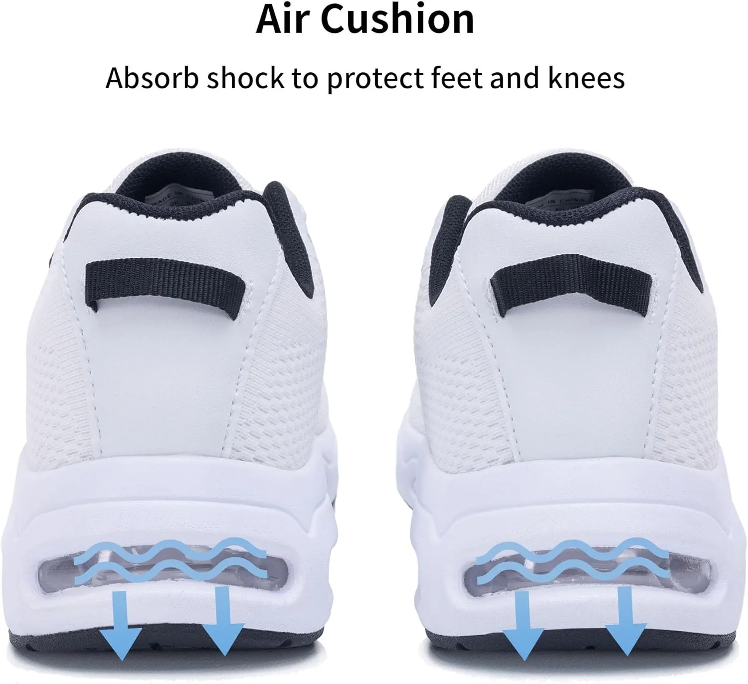 AOV Women Arch Support Walking Shoes Orthotic Tennis Sneakers for Plantar Fasciitis Air Athletic Running Shoes