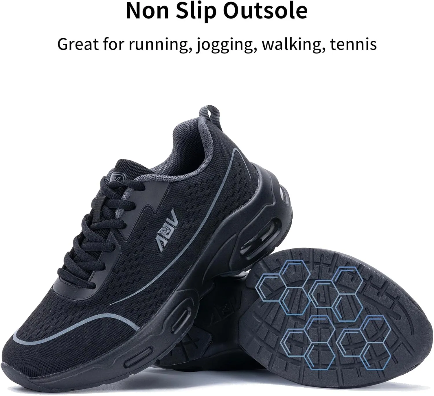 AOV Women Arch Support Walking Shoes Orthotic Tennis Sneakers for Plantar Fasciitis Air Athletic Running Shoes