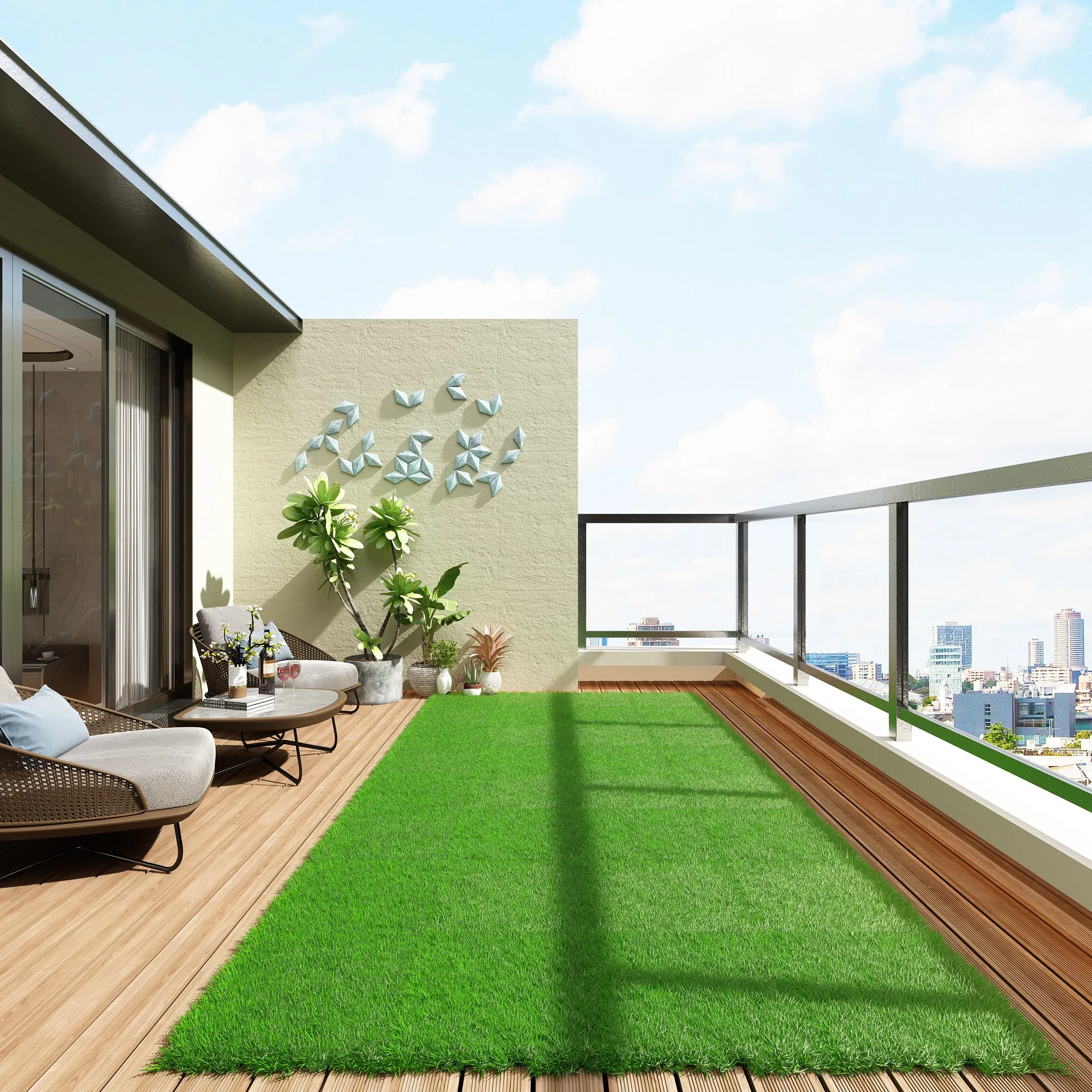 Artificial Grass Turf Rugs and Rolls