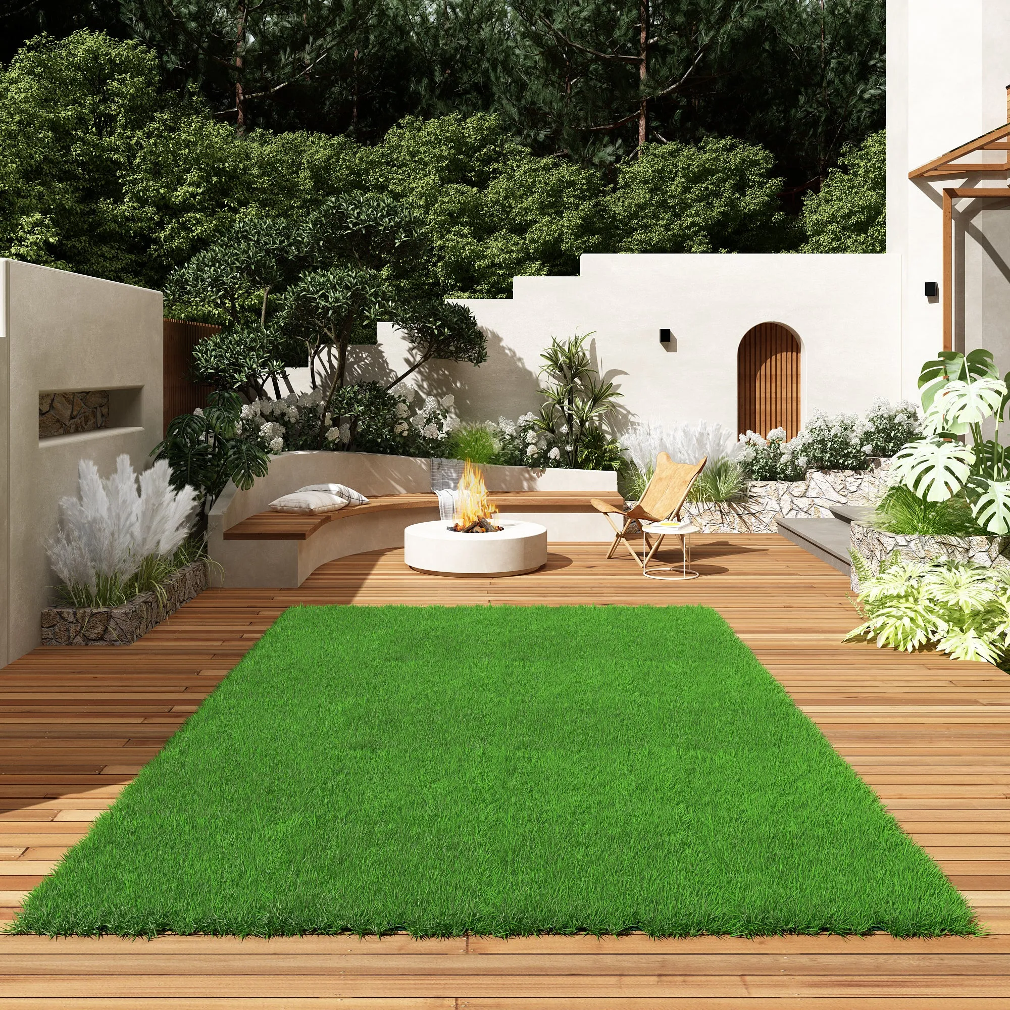 Artificial Grass Turf Rugs and Rolls