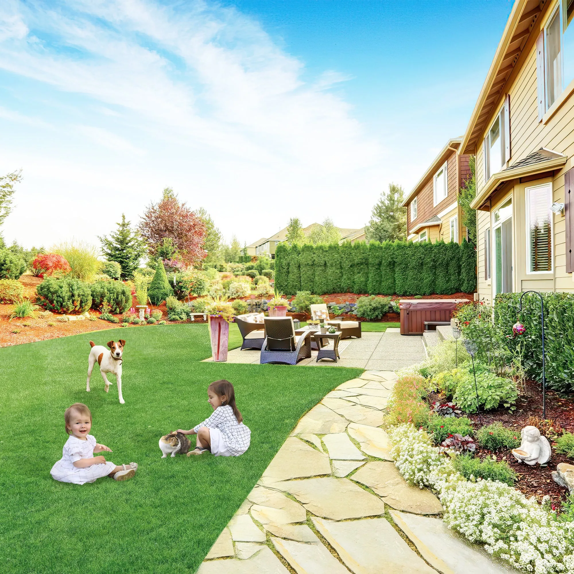 Artificial Grass Turf Rugs and Rolls