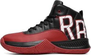 ASHION Mens Basketball Shoes High Top Streetball Lightweight Outdoor Sneakers Cushioning Shoes for Team Sports Athletic