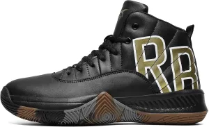 ASHION Unisex Kids Basketball Shoes Boys Air High Top Sneakers Girls Breathable Non-Slip Athletic Shoes Little Kid/Big Kid