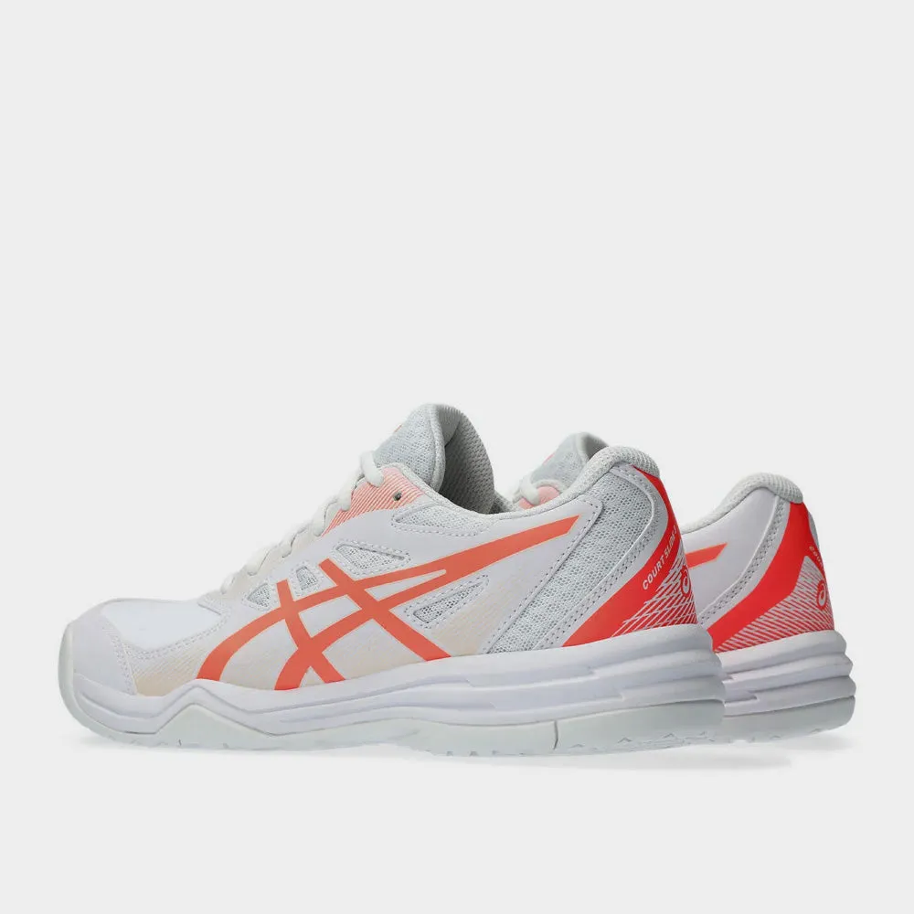 Asics Women's Court Slide Shoe White/pink _ 181027 _ White