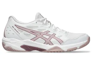 Asics Women's GEL-ROCKET 11 Indoor Shoes in White/Watershed Rose