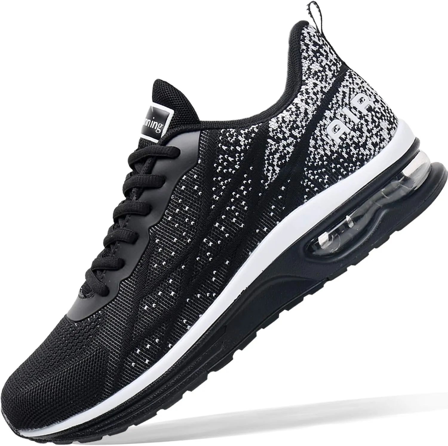 Autper Mens Air Athletic Running Tennis Shoes Lightweight Breathable Sport Gym Workout Jogging Walking Sneakers Black 11