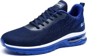 Autper Mens Air Athletic Running Tennis Shoes Lightweight Sport Gym Jogging Walking Sneakers US 6.5-US12.5