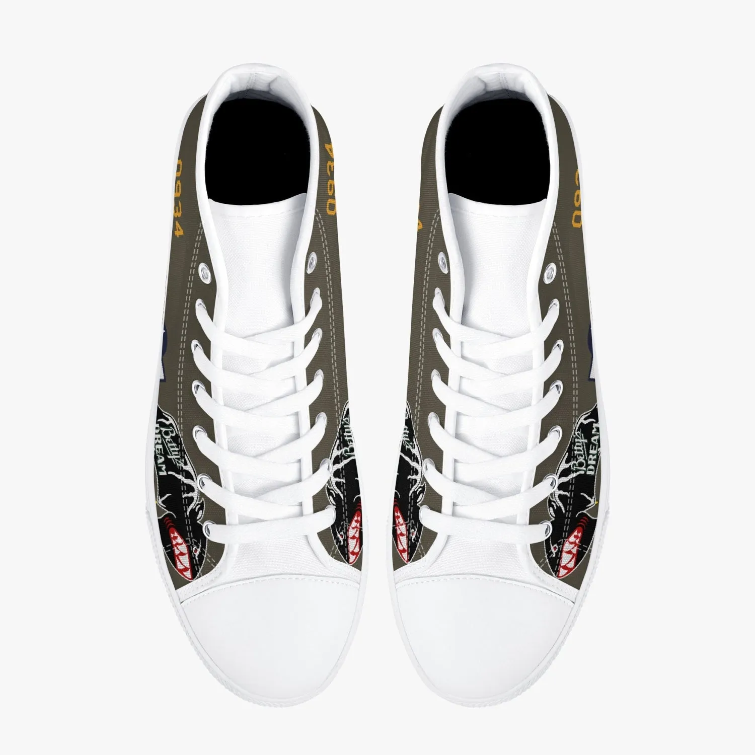 B-25 "Betty's Dream" High Top Canvas Shoes