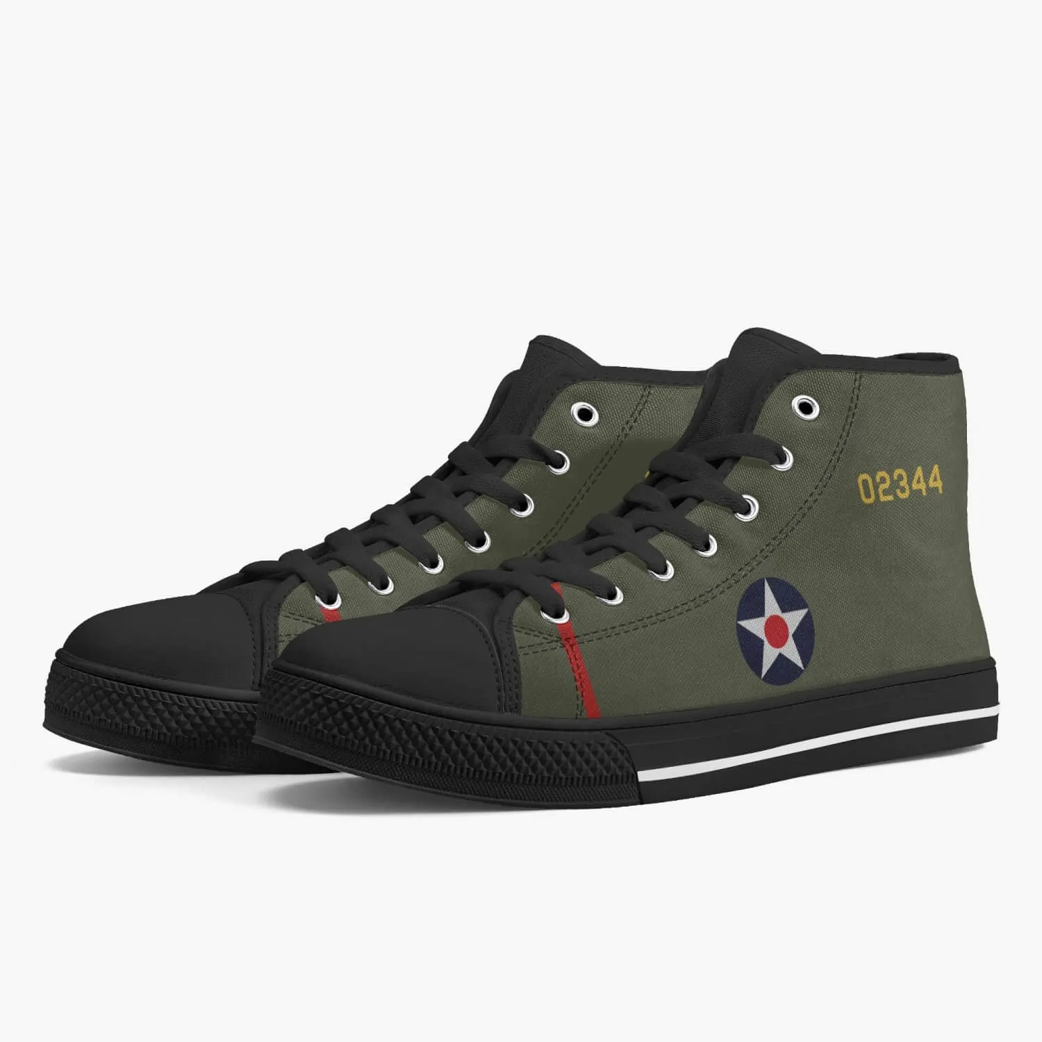 B-25 "Doolittle Raiders" High Top Canvas Shoes