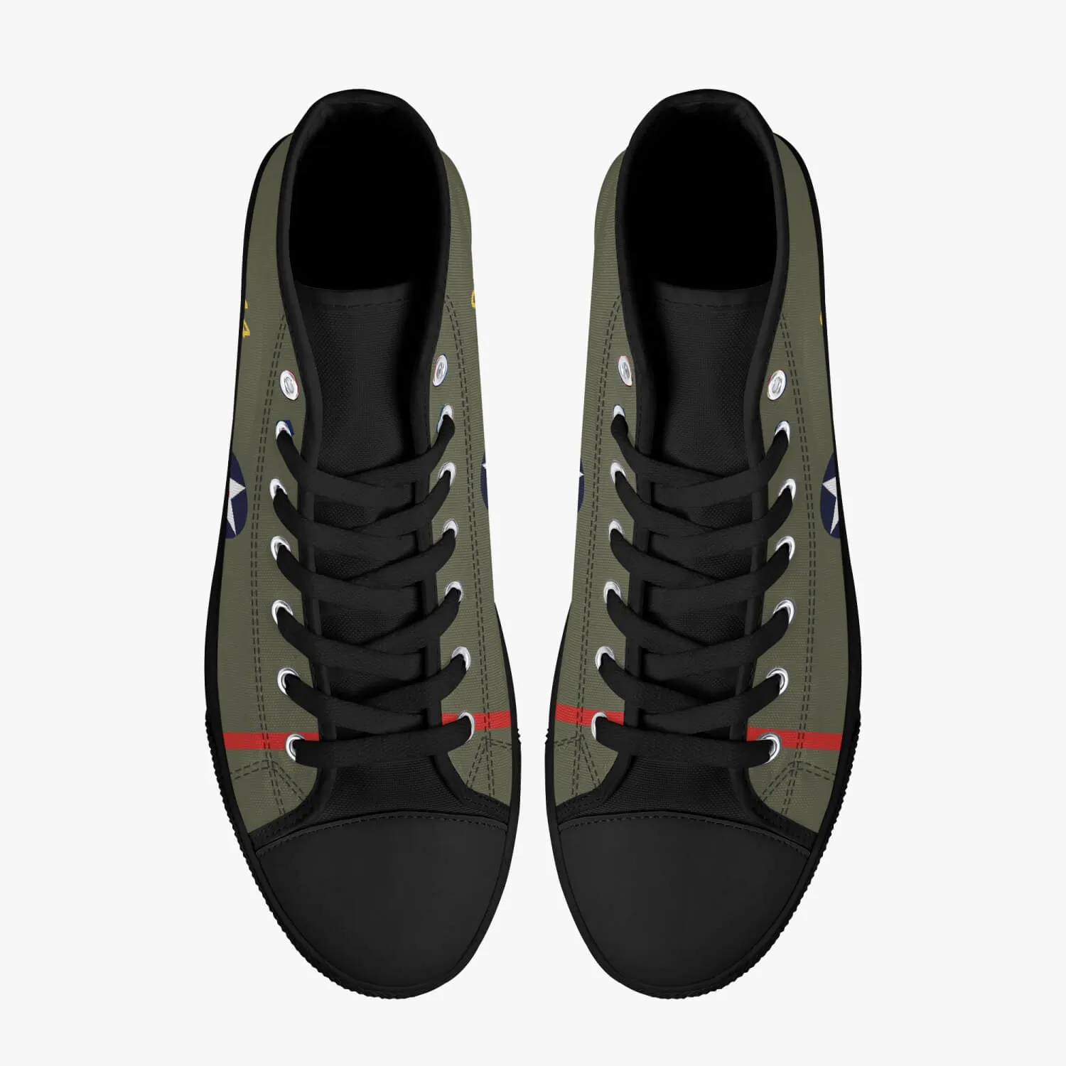 B-25 "Doolittle Raiders" High Top Canvas Shoes