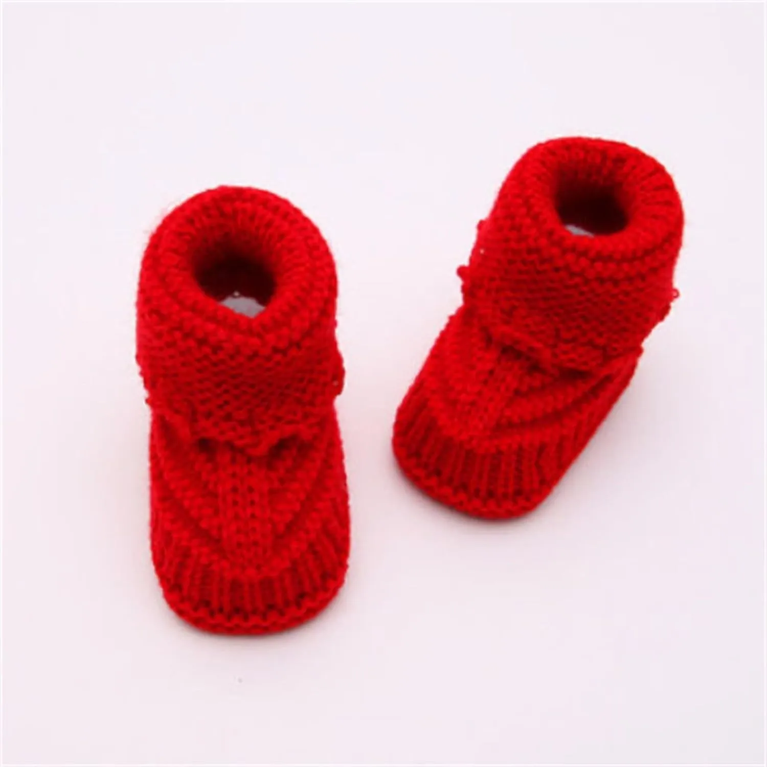 Baby Booties Newborn First Walkers Cozy Shoes Warm Knit Soft Booties for Toddler Infant Boy Girl Non Slip Crib Shoes