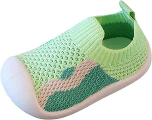 Baby Girl Shoes Girls Boys Kids Leisure Shoes Mesh Soft Bottom Breathable Slip On Sport Shoes Socks Youth Shoes