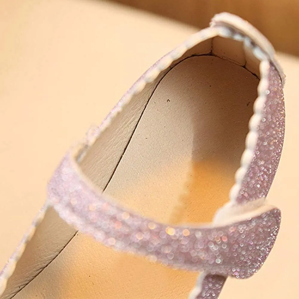 Baby Shoes Size 8 Bowknot Fashion Dance Single Shoes Children Princess Girl Nubuck Leather Shoe Toddler Size 6