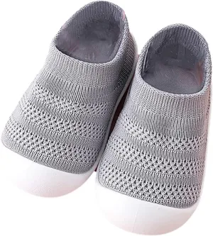 Baby Sock Shoes Baby Walking Shoes Infant Antislip Mesh Breathable Soft Rubber Sole Slippers Toddler Boys Girls Slip on Sneakers