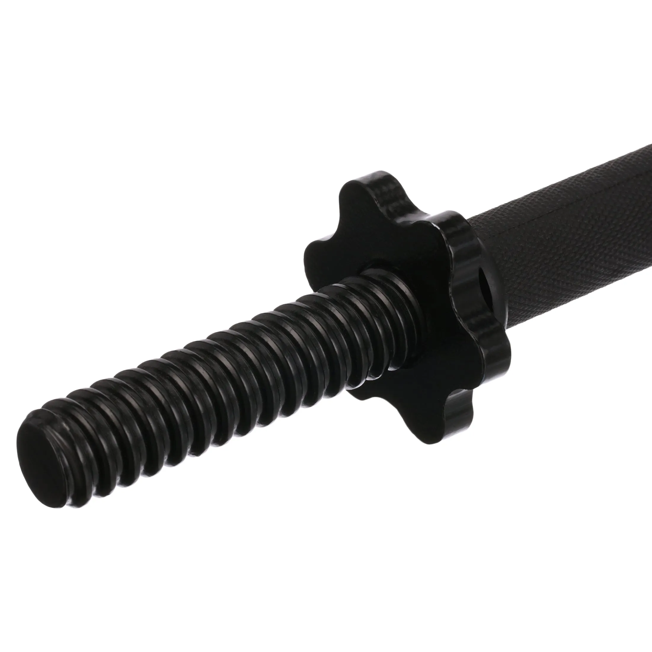 Barbell Standard 14" Dumbbell Handle with Spinlock Collars