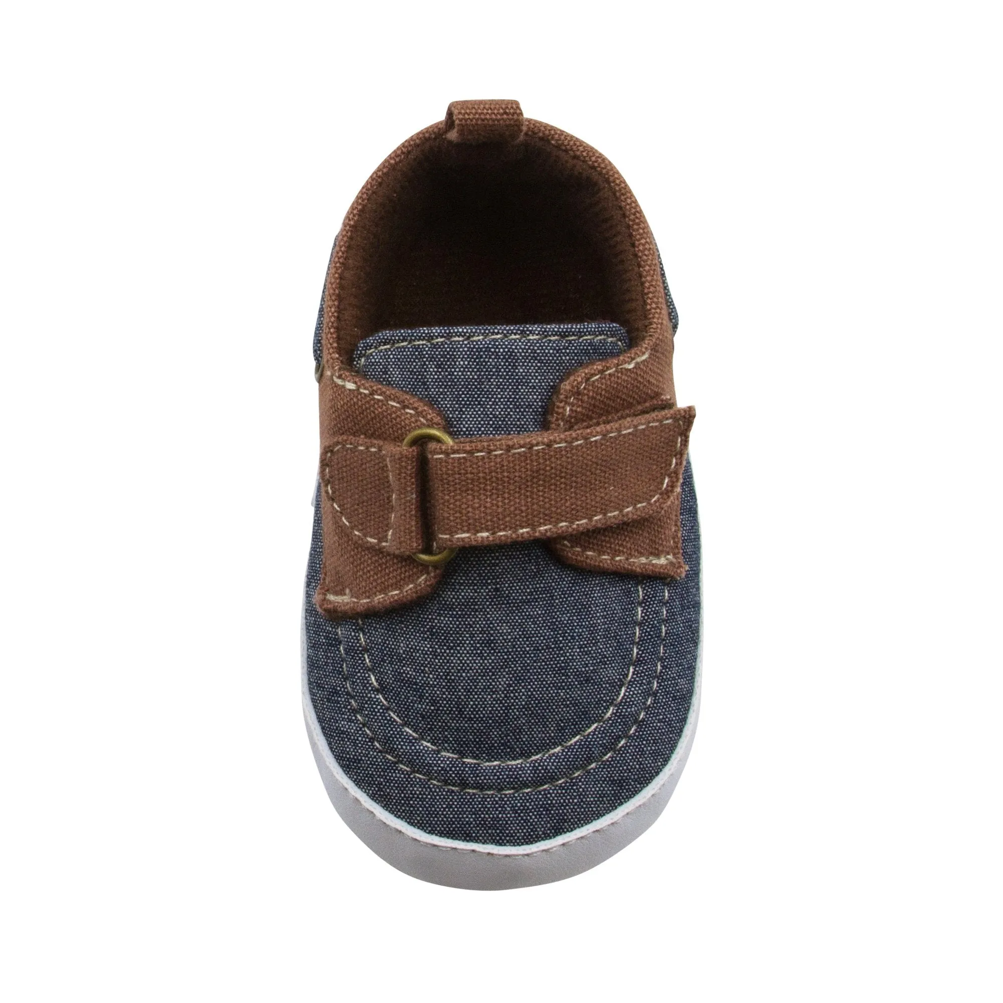 BARE HUGS Baby Boys Soft Infant Boat Shoe Style Loafer (See More Colors and Sizes)