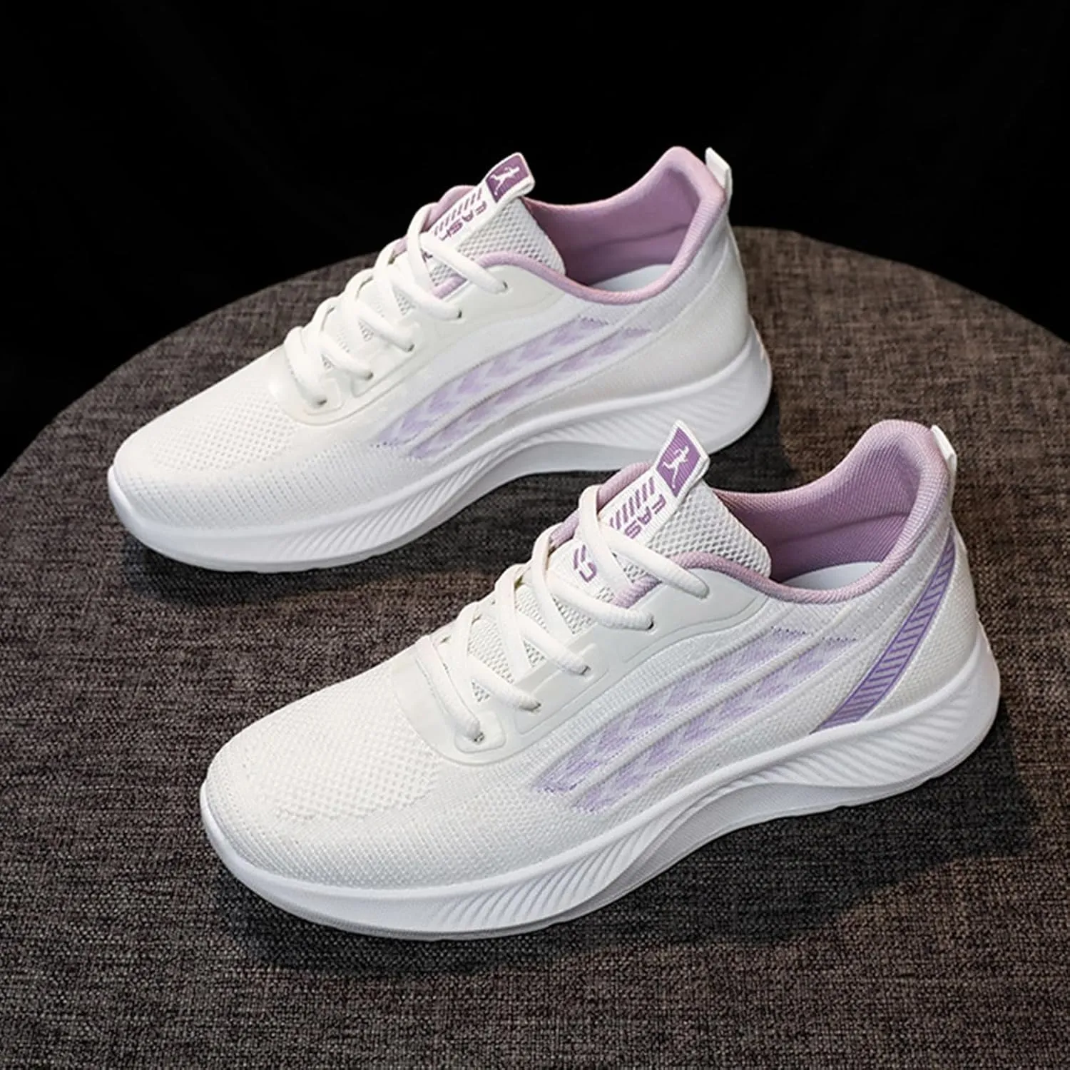 Basketball Shoes for WomenSneakers for Men Women's Loafers & Slip-Ons Round Toe Flat Heel Christmas Shoes for Women Comfort Cute Casual Slip On Lightweight