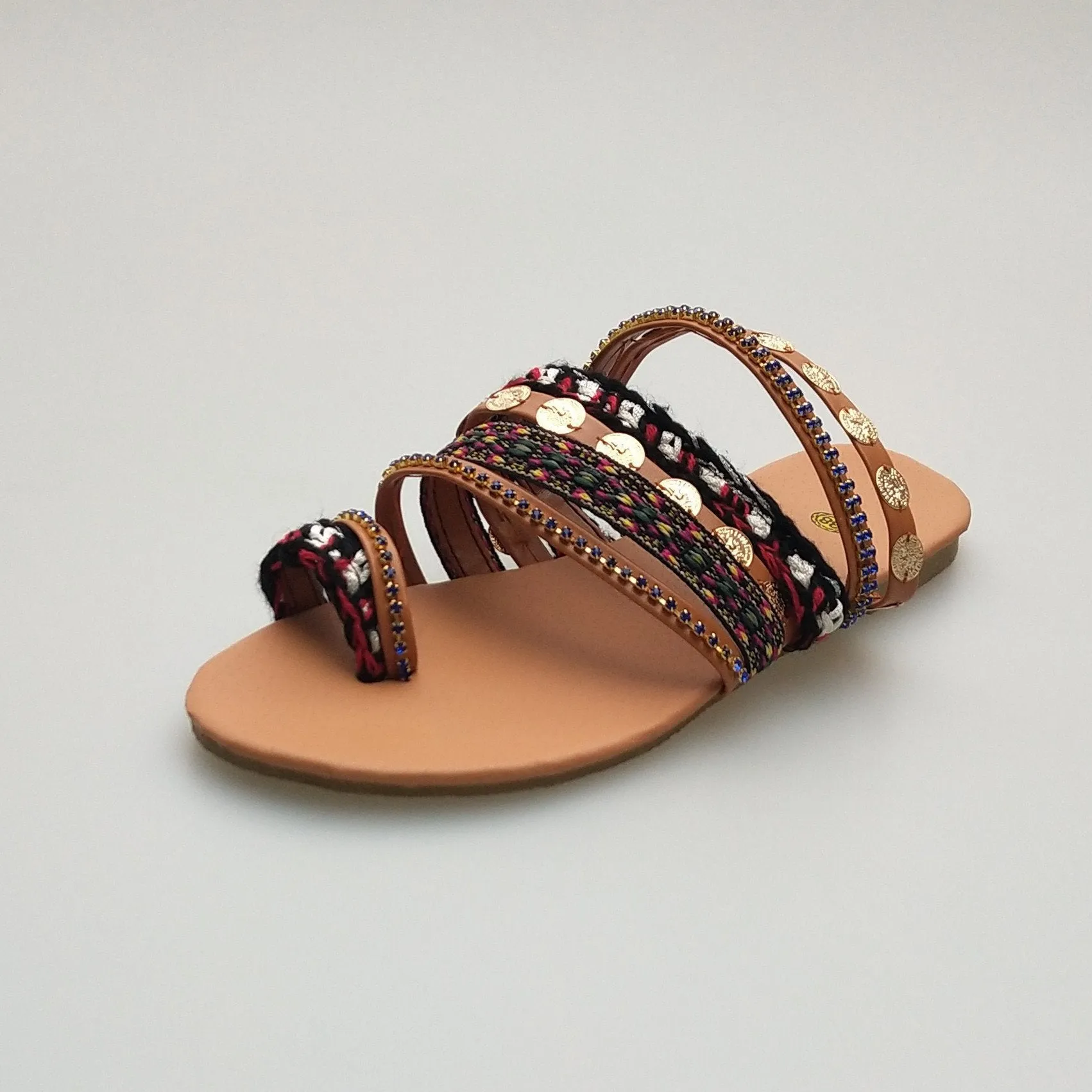 Bohemia Beach Handmade Flat Heel Sandals