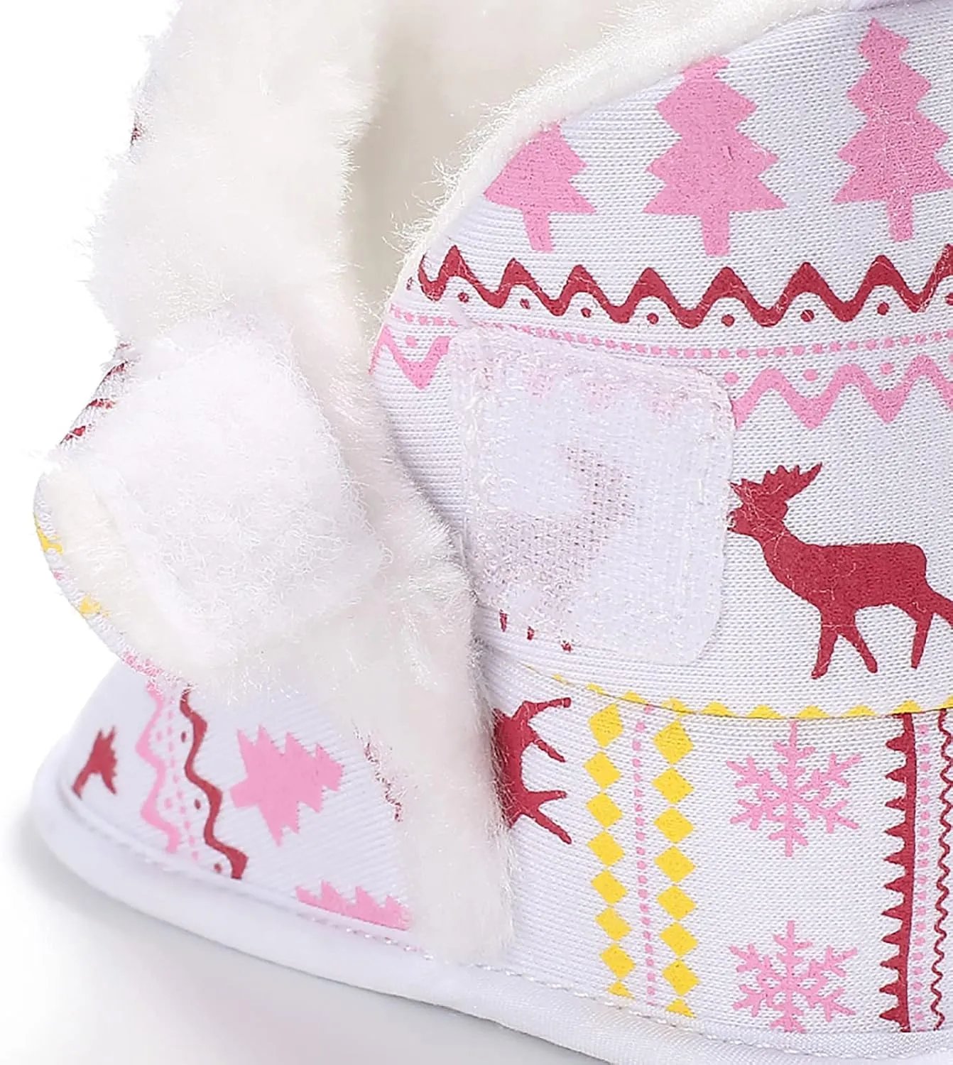 Boy Toddler Shoes Size 6 Christmas Snowflake Print Shoe Baby Girls Boys Soft Booties Warm Girls Non Slip Shoes