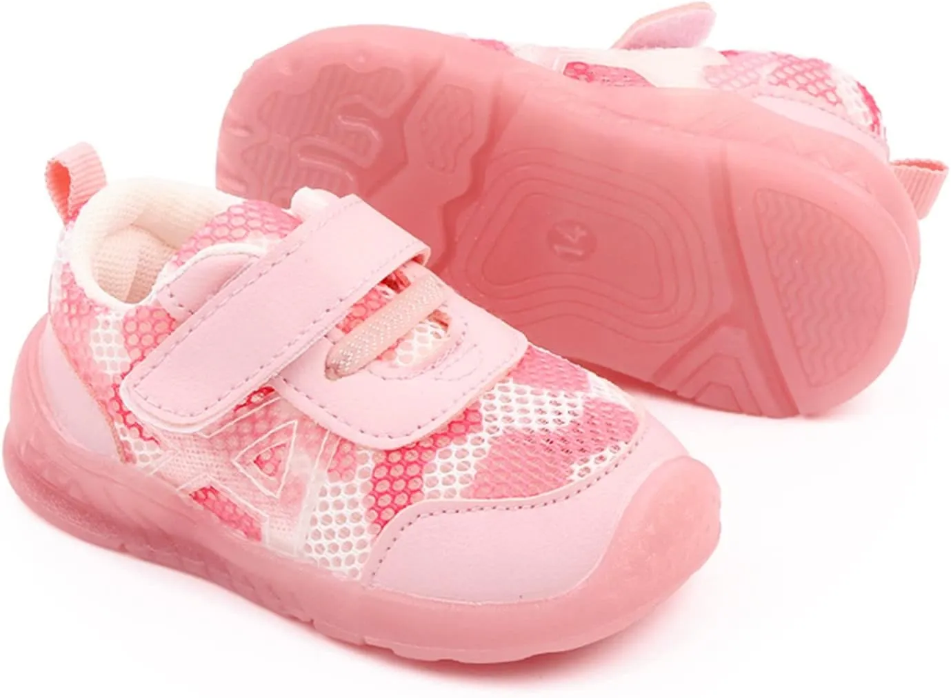 Boys and Girls Children Breathable Hook Loop Non Slip Soft Sole Cool Casual Shoes Kid Shoes for Boys