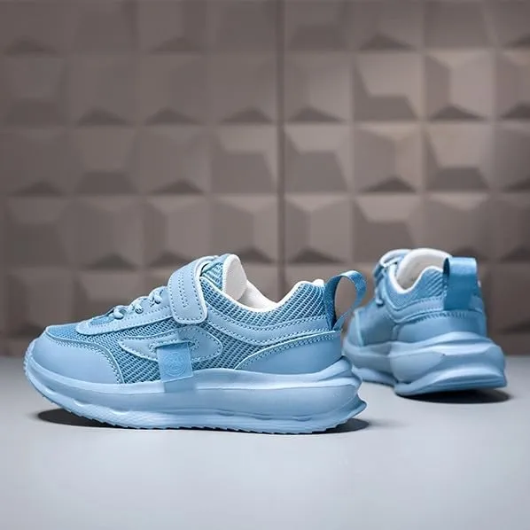 Boys Fashion Sneakers Knit Girls Running Shoes Breathable Kids Walking Shoe Mesh