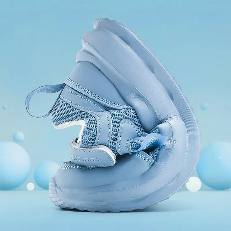 Boys Fashion Sneakers Knit Girls Running Shoes Breathable Kids Walking Shoe Mesh