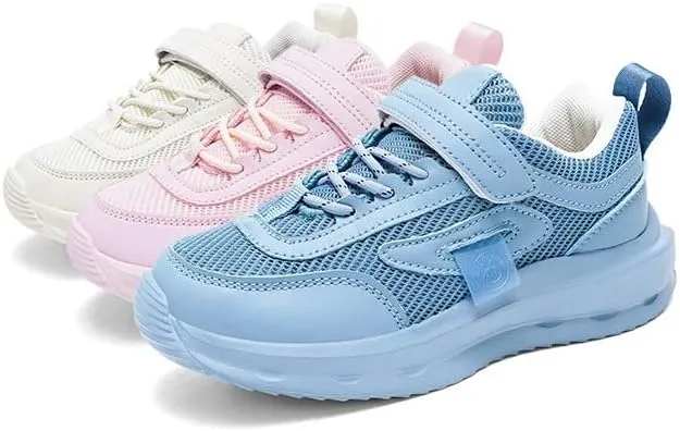 Boys Fashion Sneakers Knit Girls Running Shoes Breathable Kids Walking Shoe Mesh