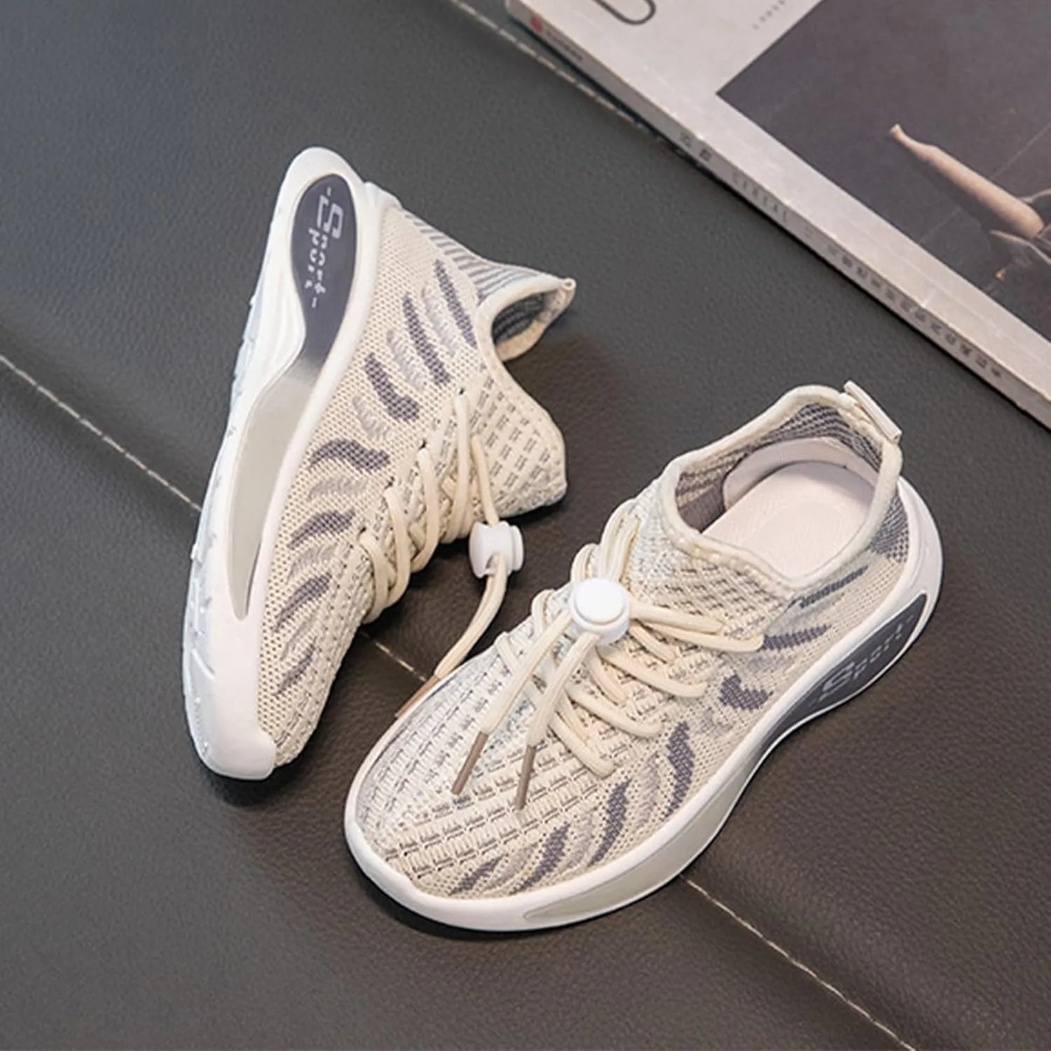 Boys Girls Mesh Breathable Sneakers Kids Toddler Lightweight Non-Slip Hook and Loop Causal Toddler Size 8 Girls Shoes